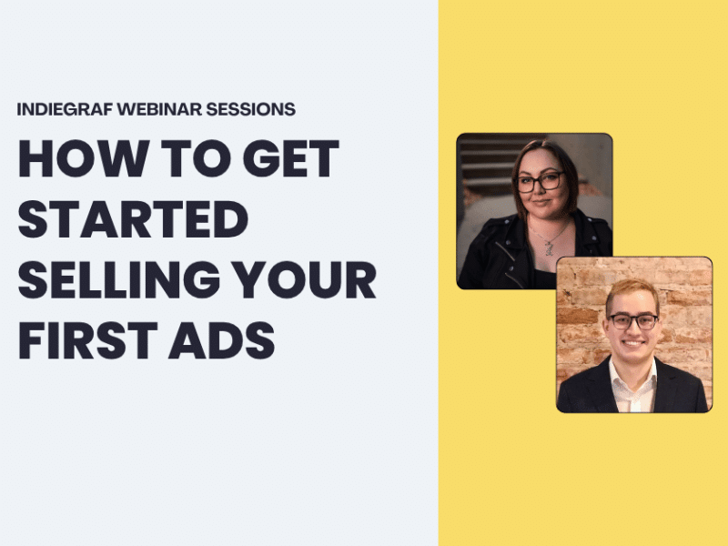 How to get started selling your first website and email ads